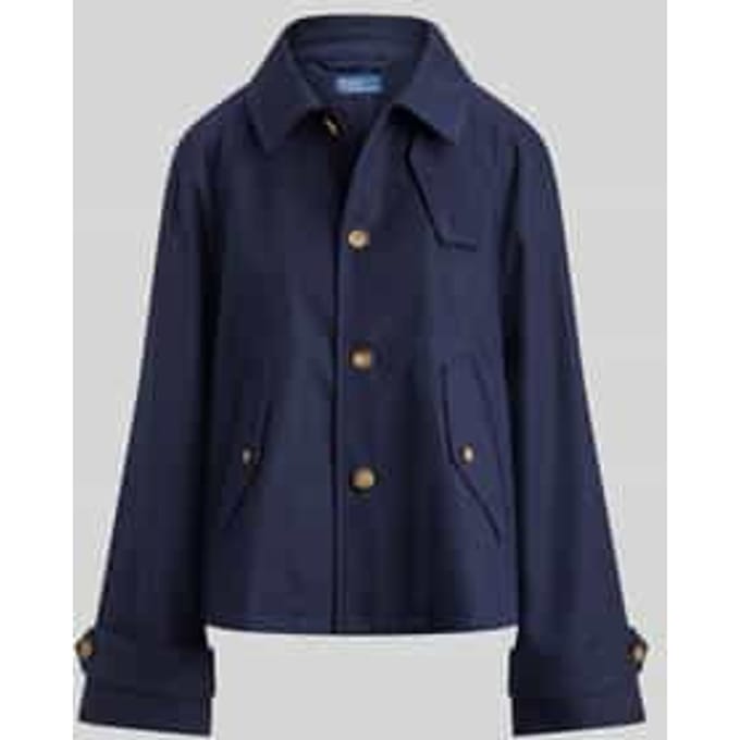 Regular Fit trenchcoat van puur katoen