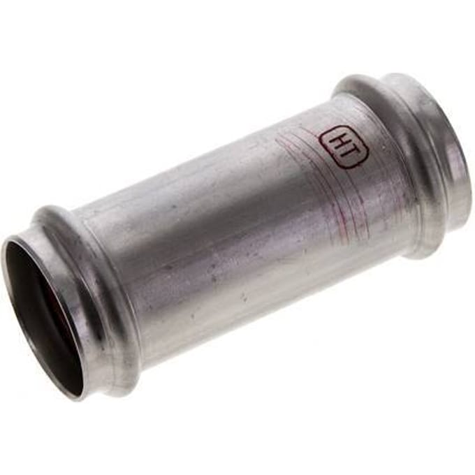 Perskoppeling - 35mm Persmof - RVS Lang