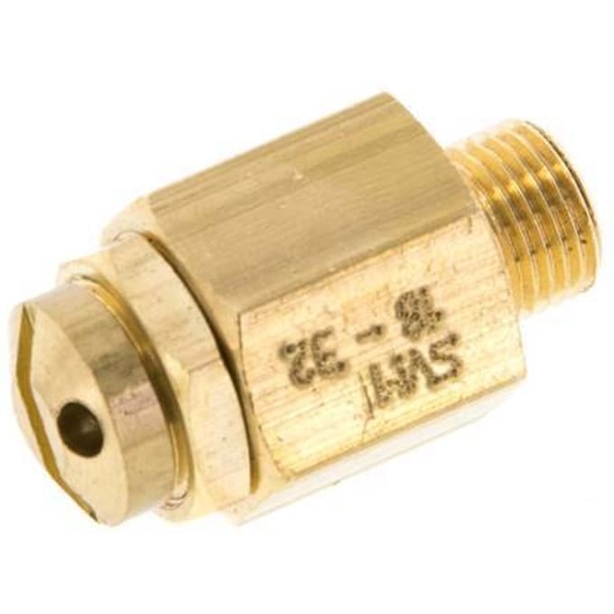 G 1/8'' Messing instelbare veiligheidsklep 16-32 bar (232,06-464,12 psi)