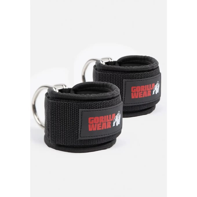 Gorilla Wear Ankle Straps - Zwart