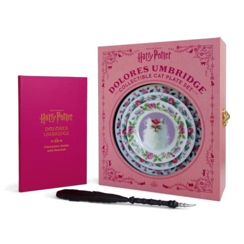 Harry Potter: Dolores Umbridge Collectible Cat Plate Set - Donald Lemke
