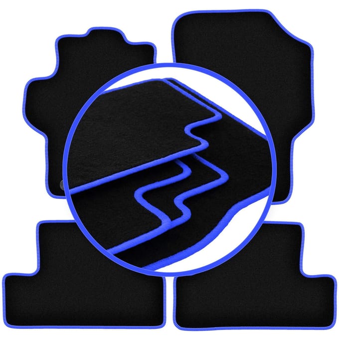 CARLUX-BLUE automatten voor: Peugeot 1007 minivan (2004-2009)
