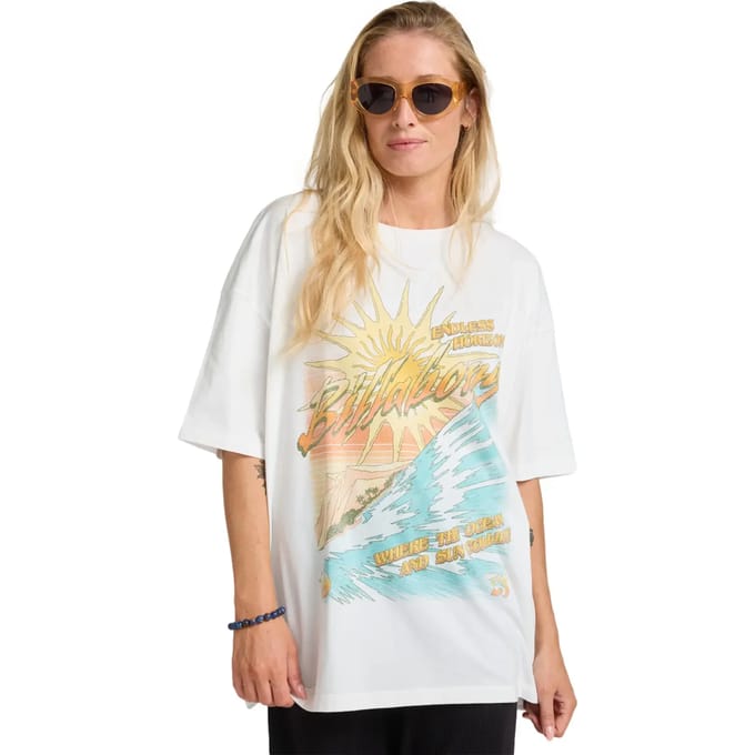 Billabong Where The Sun Collide T-Shirt wit