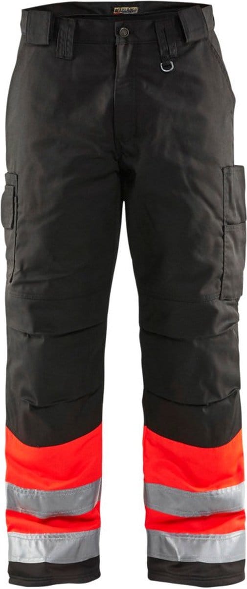 Blaklader Winterwerkbroek High Vis 1862-1811 - High Vis Rood/Zwart - D112
