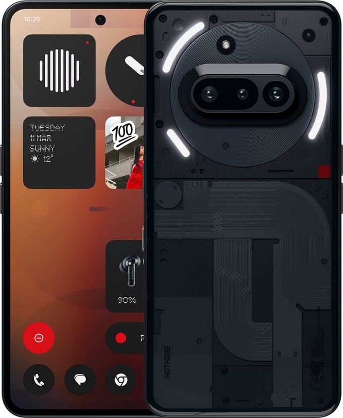 Nothing Phone (3a) i.c.m. KPN SuperUnlimited+