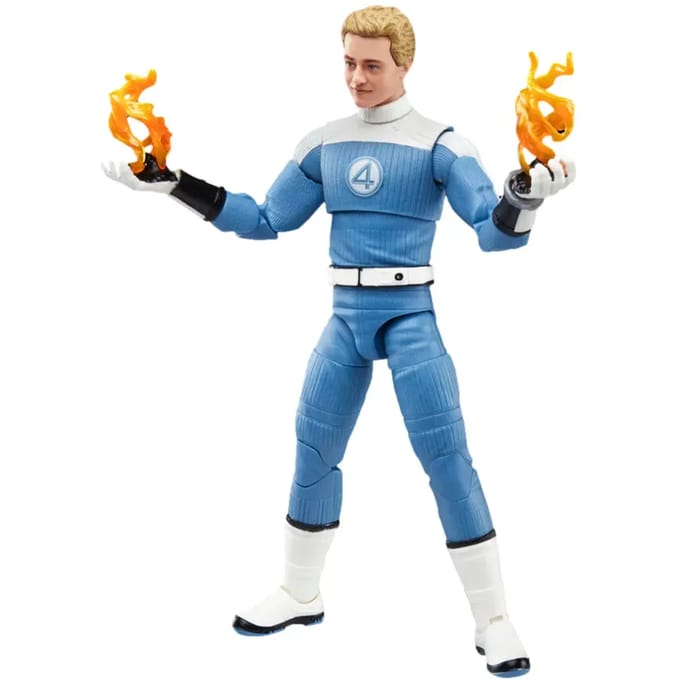 Hasbro Marvel Legends Series Johnny Storm, The Fantastic Four: First Steps 6  Action Figure