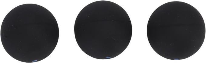 Squashballen Set - Trainingsballen Wedstrijd - Competitief Spel - Verhoogde Reactietijd - 1.6 Inch - Blauwe Stip