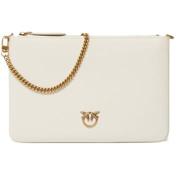 PINKO Schoudertas Flat Classic White - Antique Gold Crème