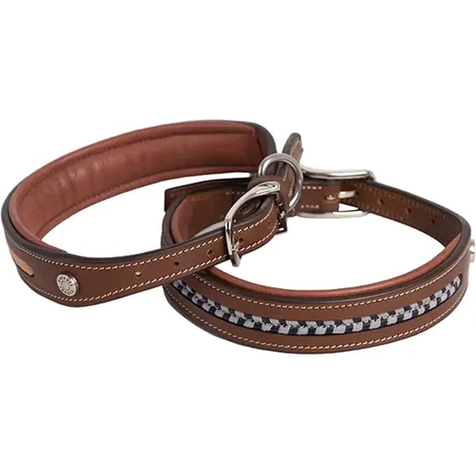 Leren halsband Antarès