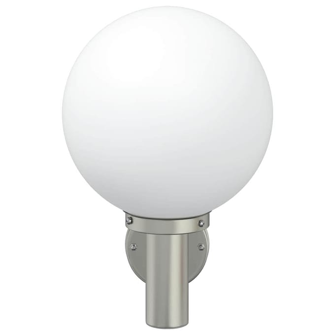 vidaXL Buiten Wandlamp Zilver 28 x 25 x 38 cm