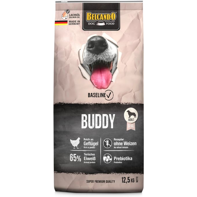 12,5kg Belcando Baseline Buddy droogvoer voor honden