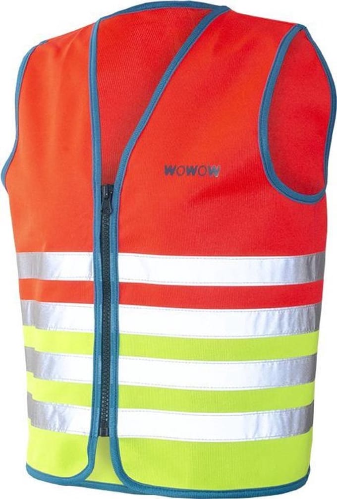WOWOW Fluohesje kind EN17353 - Wasabi Jacket Red S