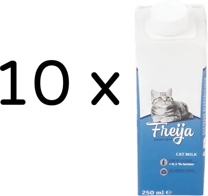 Freija Kattenmelk - 250 ml x 10
