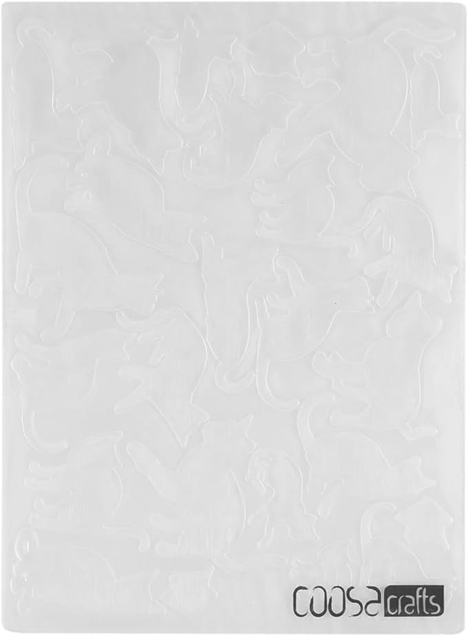 Embossingfolder met Kattenmotief voor Kaarten en Scrapbooking