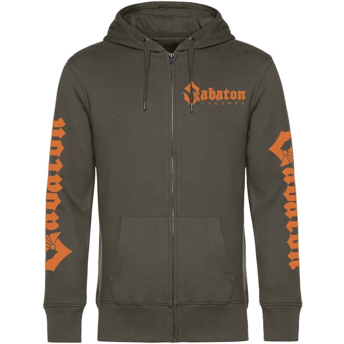 Sabaton Vest met capuchon - Legends - S tot 3XL - voor Mannen - groen