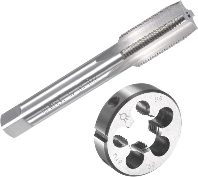 Set van M16 x 1.25 Draadboren en Draadstempels voor Schroefdraadbewerking, Inclusief Snelle Twist Stalen Draad, Geschikt voor Machine Schroeven en Draadboren