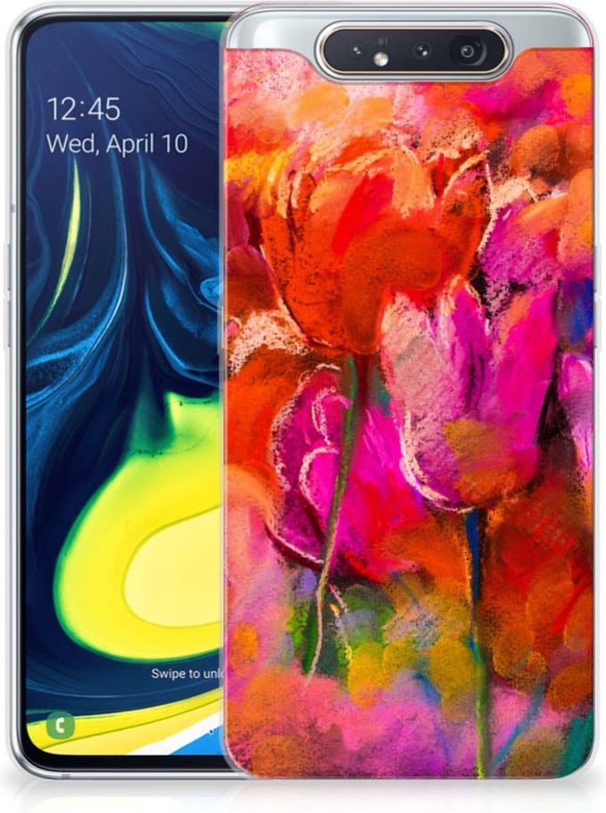 Hoesje maken Samsung Galaxy A80 Tulips