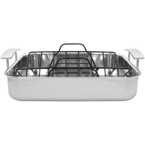DEMEYERE INDUSTRY 5 - Braadslede met rooster - 390x330mm - RVS