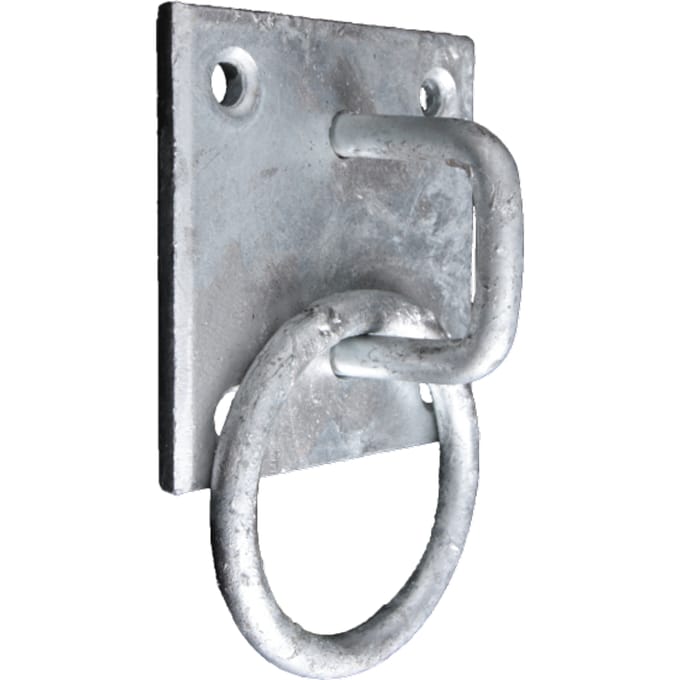 Aanlegring zwaar model 100x100x8mm THVZ