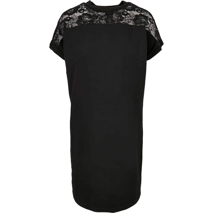 Urban Classics - Lace Tee Korte jurk - XS - Zwart