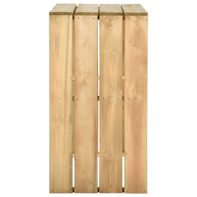vidaXL - Bartafel - 100x60x110 - cm - geïmpregneerd - grenenhout