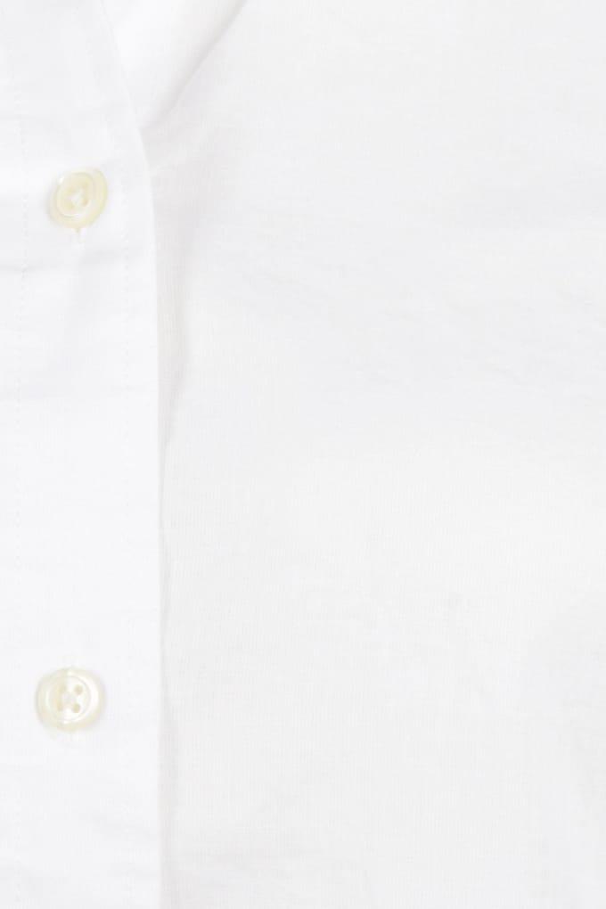 McGregor Solid Linen Blend Shirt White Size: S | Button-Down Shirts Outlet | Dames | Wit