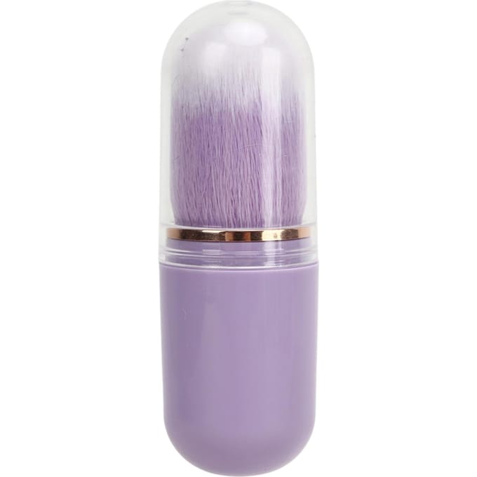 Nagelstofborstel Capsulevorm Draagbaar Intrekbaar Kunstvezel Nagelpoederborstel voor Blusher