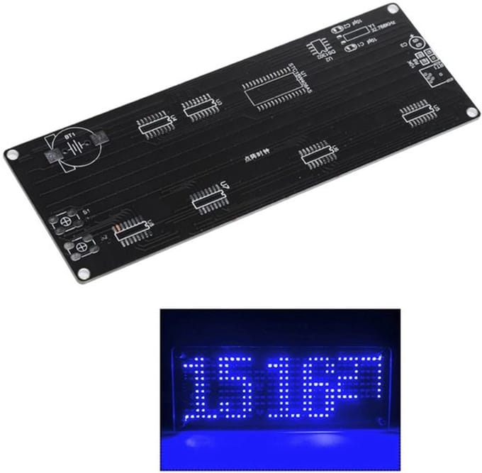 Dailygoody - Diy Digitale Led Klok Kit - Elektronische Rooster Klok