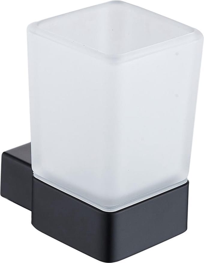 Mawialux bekerhouder - Mat zwart - ML-ACS-3-8902-MZ