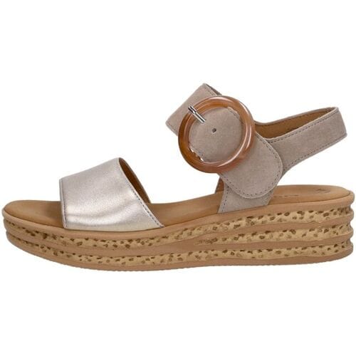 Gabor Sandalen beige Suede - Dames - Maat 39