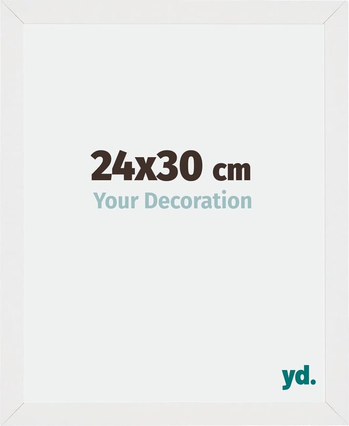 Your Decoration - Fotolijst 24x30 cm - MDF - Wit Hoogglans - Mura