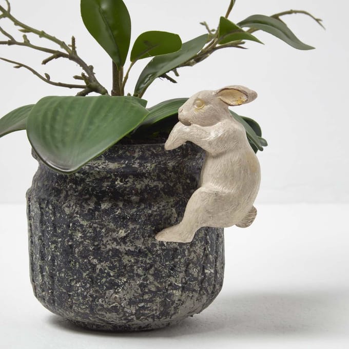 Homescapes bloempothanger decoratief figuur konijn