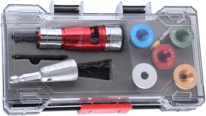 Boor Draadstripper - Kabel Stripper - Elektra Werkzaamheden - Aluminiumlegering - Verstelbaar - Grijs