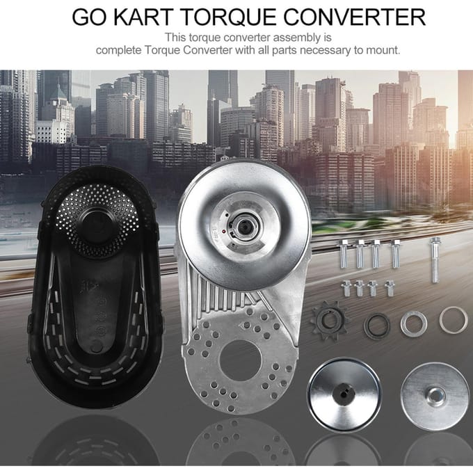 Go Kart Koppelomvormer Koppeling Systeem Vervangingsset zwart