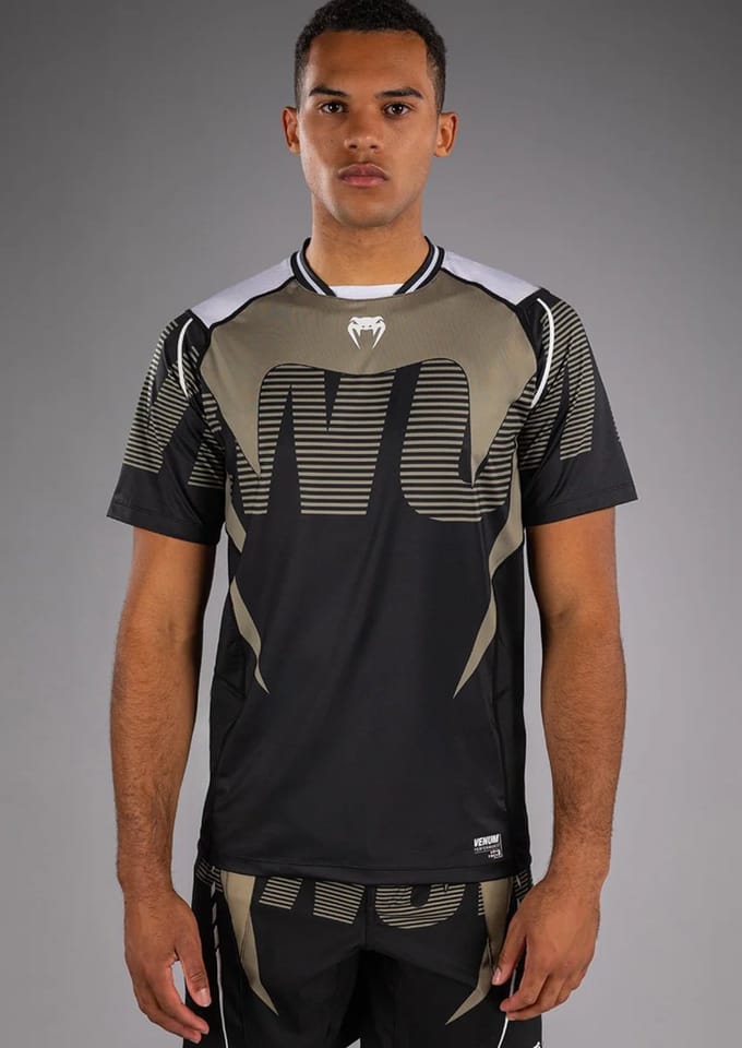 Venum Adrenaline Dry Tech T-shirt Zwart Zand - S