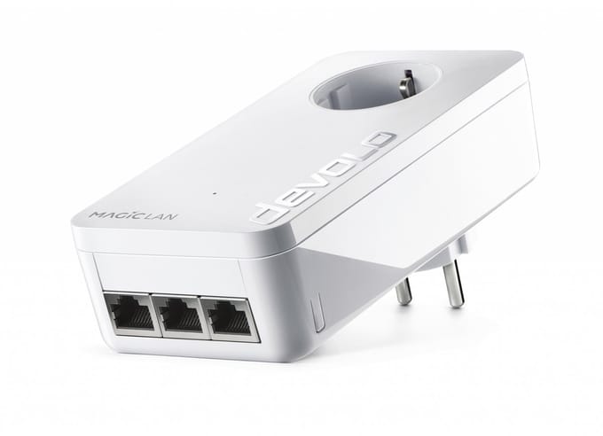 Devolo Magic 2 LAN triple 2400 Mbit/s Ethernet LAN Wit 1 stuk(s)