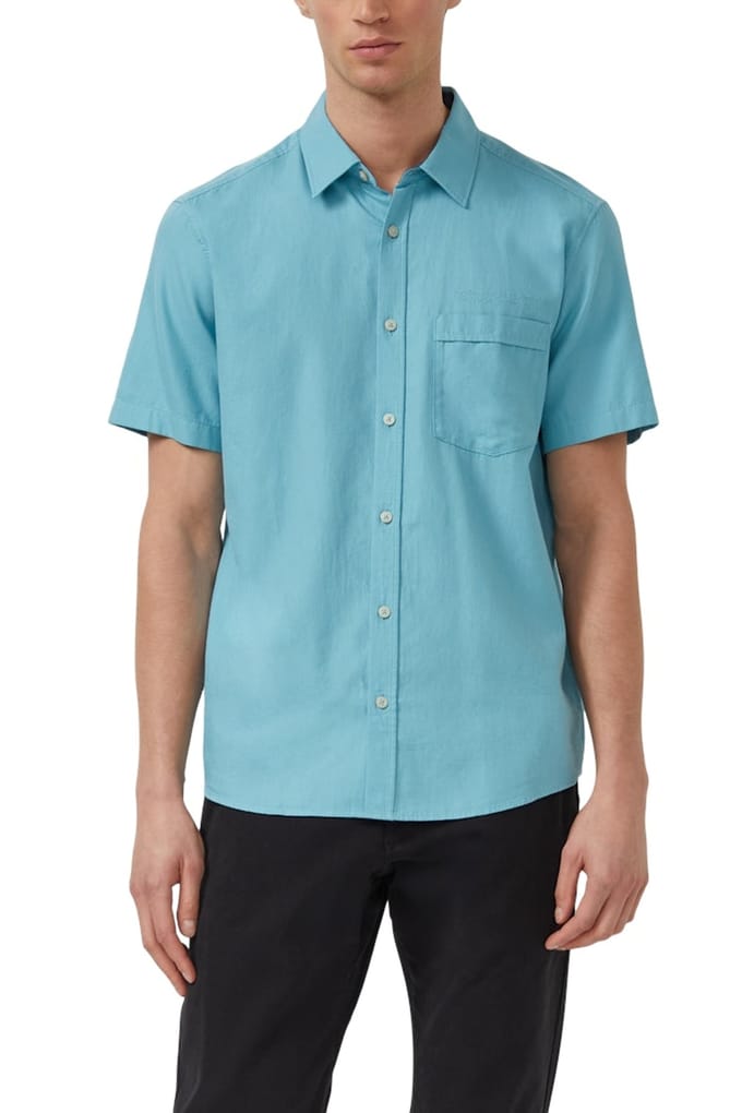 s.Oliver  Shirts Blue Aqua Größe: S | Casual hemden Outlet | Herren | Blau