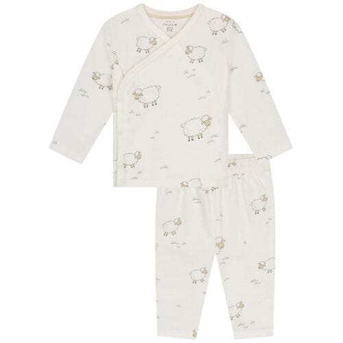 Prénatal baby pyjama Schapen Ivory White 68 unisex