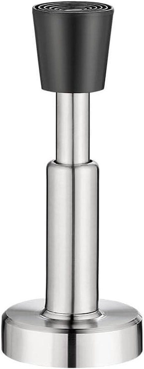 Deurstopper - Deurdemper Muurbeschermer - Dichtslagen Voorkomen - Hydraulische Damping - Zelfklevend - Zilver