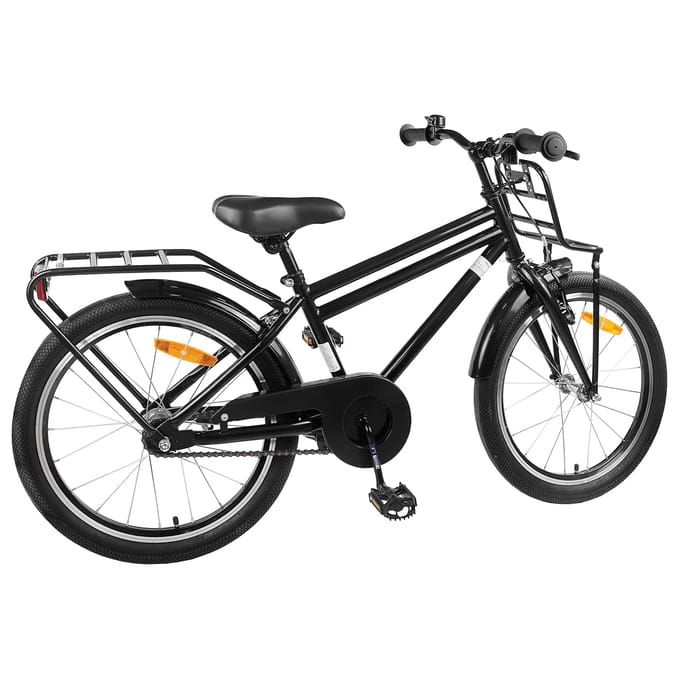 vidaXL - Kinderfiets - 20 - Inch - voor - 6-11 - jaar - oud - Zwart