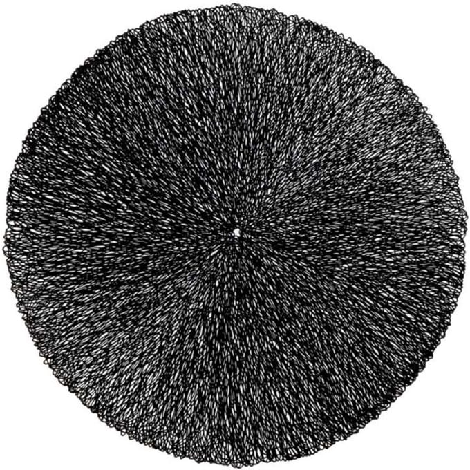Unique Living placemat ciara 38cm Ø black