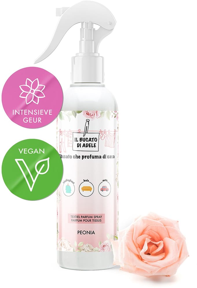 Il Bucato di Adele Parfum Textiel Spray Peonia 250ml