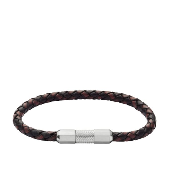 Fossil KNOX Heren Armband - Zilverkleurig