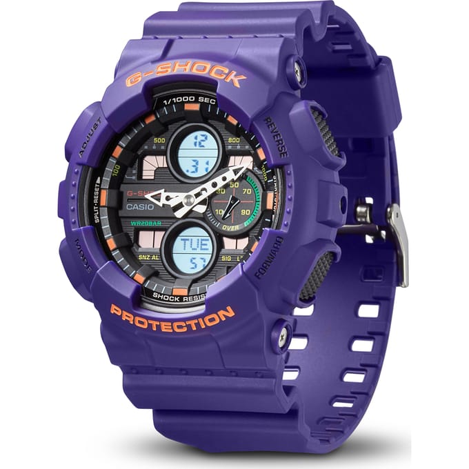 Casio G-Shock GA-140-6AER Herenhorloge 50 mm - Paars