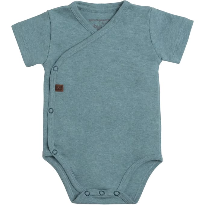 Baby's Only Rompertje Melange - Stonegreen - 68 - 100% ecologisch katoen - GOTS