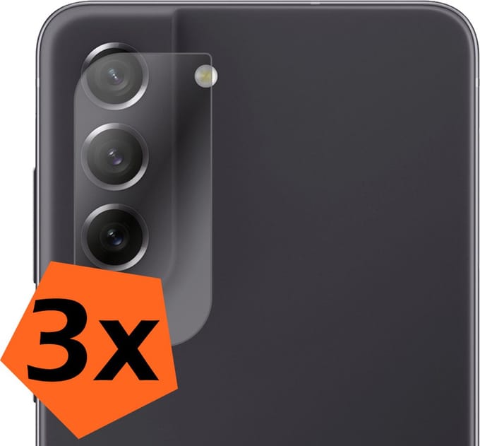 Camera Lens Protector - 3 Stuks - Geschikt voor Samsung Galaxy S21 FE - Camera Screenprotector - Gehard Glas - Beschermglas - Tempered Glass - Screen Protector