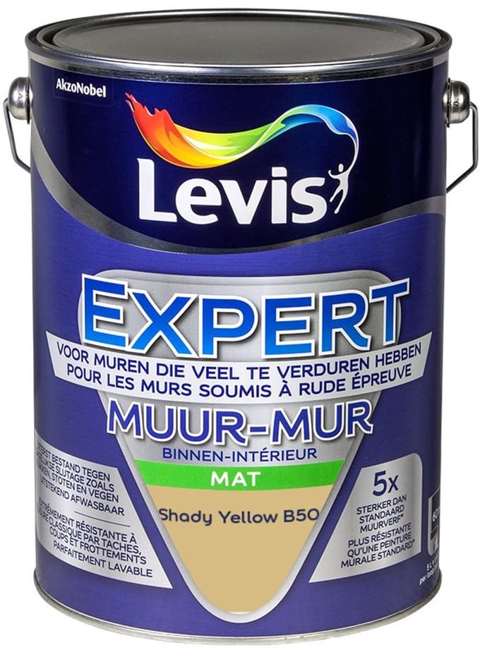 Levis - Expert Muur Binnen Mix - Shady Yellow B50 - Mengverf - 5 L