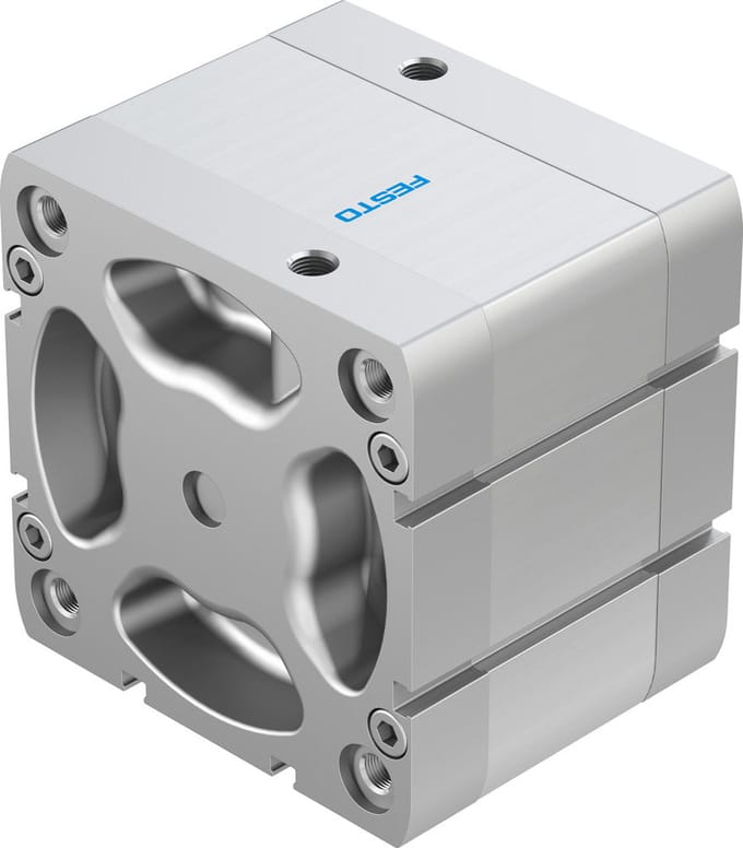 Festo Compacte Cilinder 100mm Boring 25mm Slag ISO 21287 Dubbelwerkend - 577193 - P2BUQ