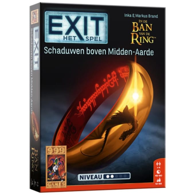 999 Games EXIT - Schaduwen boven Midden-Aarde Bord- & kaartspellen Bordspellen Gezelschapspellen Gezelschapsspellen