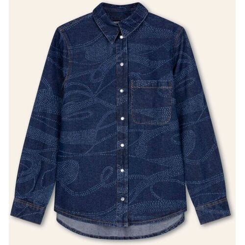 Oilily Brea Blouse- maat44 Blauw indigo